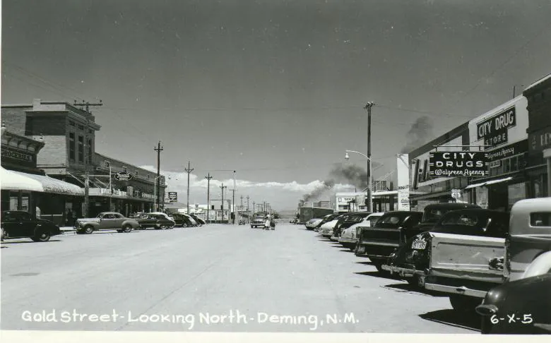 Old picture of Deming, New Mexico